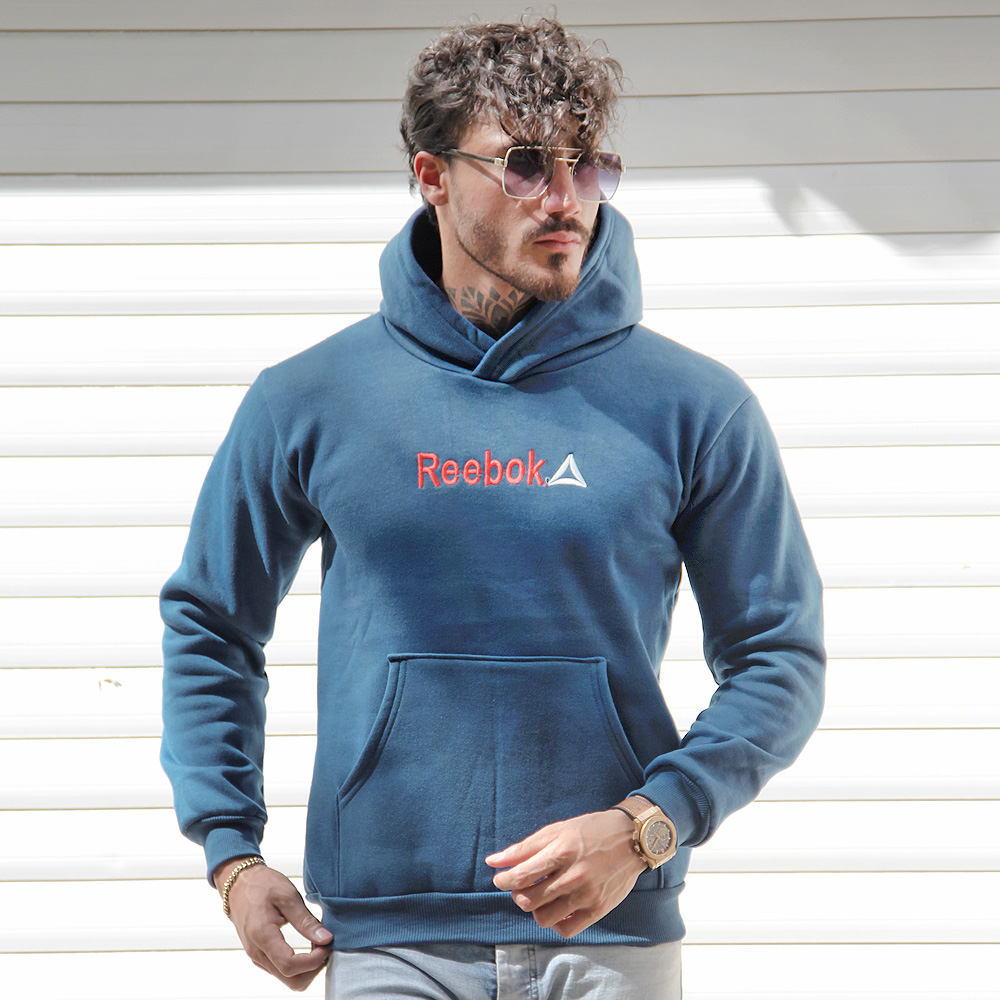 هودی مدل Reebok سرمه ای